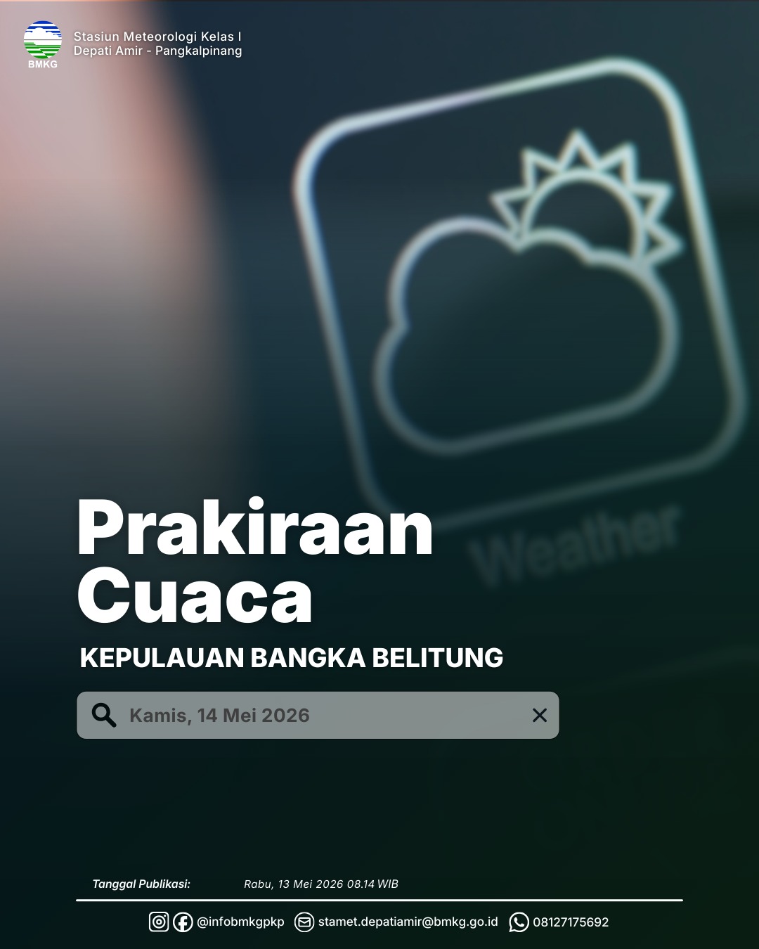 Prakiraan Cuaca Esok Hari 14 Mei 2026