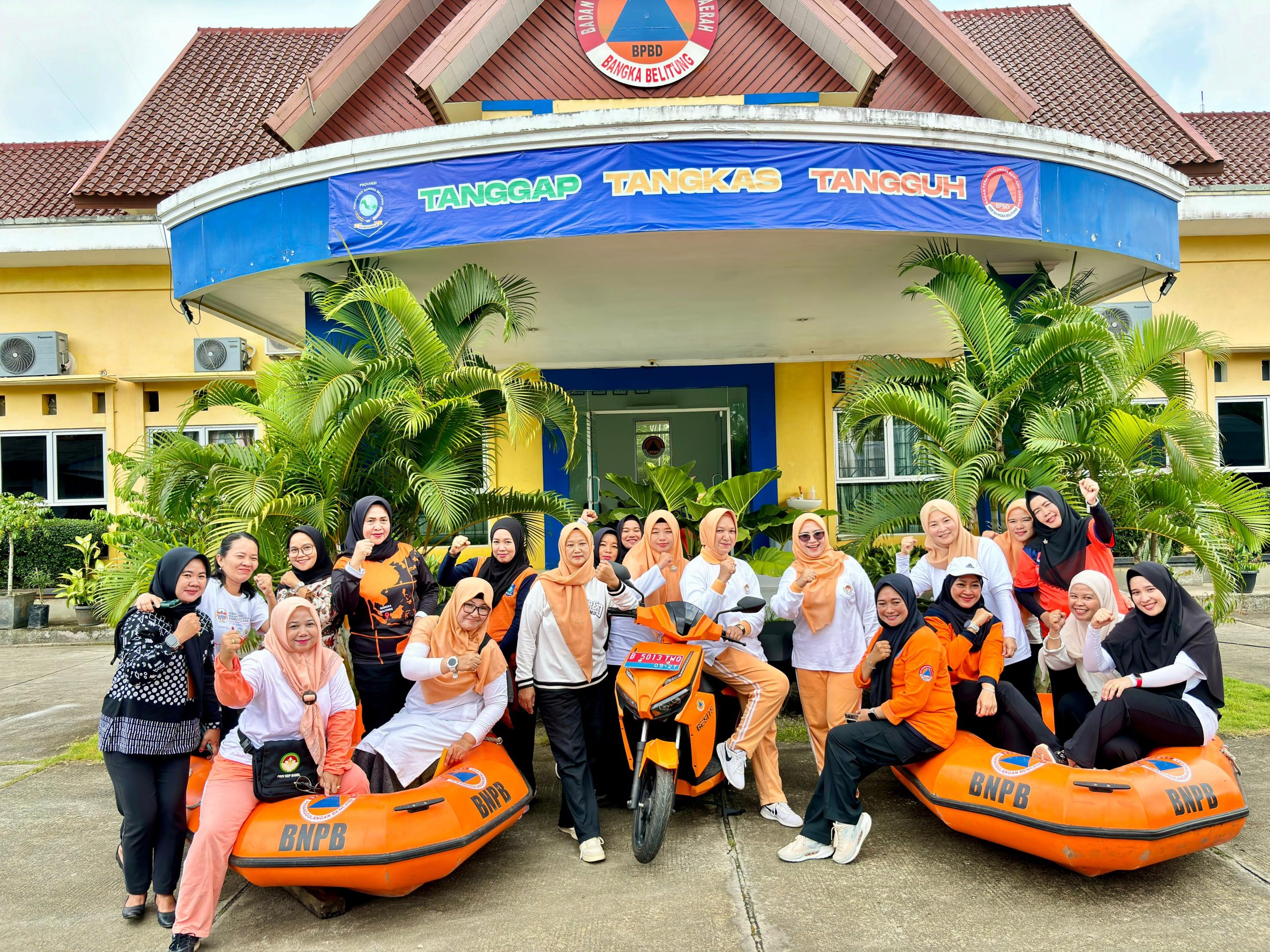 BPBD Babel Tuan Rumah Pertemuan Rutin DWP Provinsi Kepulauan Bangka Belitung